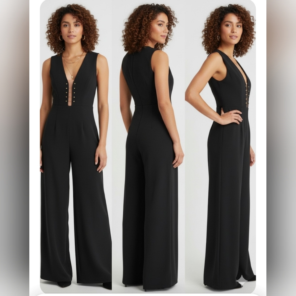 Zimmerman Baton Black Jumpsuit Size 1*